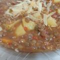 El cooksnap de DANIEL capiglioni cuando hizo Guiso de lentejas con chorizo colorado.