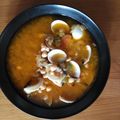 El cooksnap de kakem cuando hizo Garbanzos con gambas y almejas.