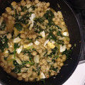 El cooksnap de paloma cuando hizo Potaje de Vigilia o Potaje de bacalao con garbanzos y espinacas.