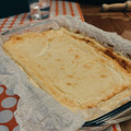 El cooksnap de Jonathan cuando hizo Tarta de queso de la Viña con parmesano.