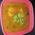 Priya Daryani's cooksnap of when they made Tomato Sindhi kadhi.