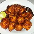 Cooksnap dari Rossalina Sugianto untuk resep Bakso goreng saos pedas