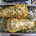 El cooksnap de Elizabeth Marzano cuando hizo Calabaza rellena al horno gratinada 🤤.