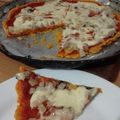 El cooksnap de Natalia cuando hizo Pizza con masa de zanahorias.