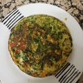 El cooksnap de sergio varea cuando hizo Tortilla de espinaca, tomate y queso fit.