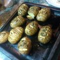 Aleksandra's cooksnap of when they made Sig's Humbles ( hasselback potatoes).