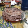 El cooksnap de Lulii Castro 🇦🇷 cuando hizo HOTCAKES de avena, chocolate, coco y banana 🥞🥥🍌.
