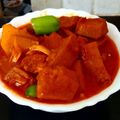 Dipa Bhattacharyya's cooksnap of when they made ছোলার ডাল দিয়ে এঁচোড় কষা(cholar dal diye enchor kosha recipe in bengalli).