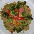 Joyce Ng'ong'a's cooksnap of when they made Broccoli served with Indomie.