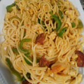El cooksnap de antovel04 cuando hizo Espaguetis con pollo y chorizo.