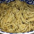 Julie T.'s cooksnap of when they made AMIEs SPAGHETTI with OIL & PARSLEY.
