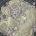 El cooksnap de Ari Rodriguez cuando hizo Medias lunas y crema de Trufa con Champiñones y Jamón ibérico.