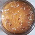 Amee Maniyar's cooksnap of when they made મોહનથાળ(Mohanthal Recipe In Gujarati).