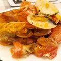 El cooksnap de violeta cribari cuando hizo Carne a la cacerola con cebolla y papas a la española.