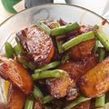 Cooksnap dari Dini Nurfadilah untuk resep Tumis Kentang Buncis Pedas #BikinRamadanBerkesan