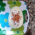 El cooksnap de Carol Ikert cuando hizo 🐰Huevo de Pascua de chocolate blanco y almendras🥚.