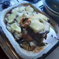 El cooksnap de Cony Constanza cuando hizo Lasaña de berenjenas.