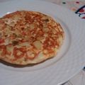 El cooksnap de Betsabé Irene Valor Cásseres cuando hizo Tortilla de papas (patatas) rellena de queso y jamón.