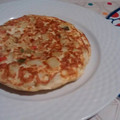 El cooksnap de Betsabé Irene Valor Cásseres cuando hizo Tortilla de papas (patatas) rellena de queso y jamón.