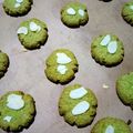 รูป Cooksnap ของ Joy B.Niwattaya เมื่อเขาทำ Soft matcha green tea cookies.(keto)🍵🍪คุกกี้ชาเขียววว~