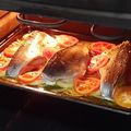 El cooksnap de Gema Torija Fresneda cuando hizo Filetes de lubina al horno con cebolla patata tomate natural y aderezo Vidalim.