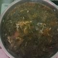 Cooksnap dari Fransiska Djati untuk resep Gulai daun singkong,rimbang dan ikan teri nasi