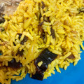 El cooksnap de Irene-Guirao cuando hizo Arroz al ras el hanout con verduras.