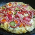 Cooksnap από 🧁 Έλενα 🧁 Ζερβού 🧁 στη συνταγή Ομελέτα 🍳 με πατάτα 🥔, λουκάνικα, πιπεριά 🌶️ και τυρί 🧀