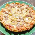 Cooksnap dari Catur Yeni Anggraini Putri untuk resep Pizza teflon roti tawar