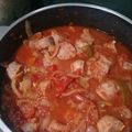 El cooksnap de Eva Fernandez cuando hizo Chorizo a la Pomarola.
