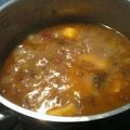 El cooksnap de Marieta cuando hizo Lentejas pardinas con chorizo y jamón ibérico.