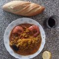 El cooksnap de lugares cuando hizo Arroz caldoso con gambones.
