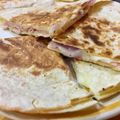 El cooksnap de Ari cuando hizo Quesadilla de jamón york y queso facilísima.