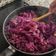 El cooksnap de Remedios Vazquez cuando hizo Lombarda salteada con piñones pasas y manzana.