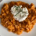 Cooksnap από 𝑀𝒶𝓉𝓈𝑒𝒻𝒶 στη συνταγή Κόκκινες φακές με καστανό ρύζι και τυρί cottage