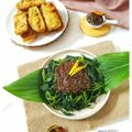 Cooksnap dari Rossy Anna Oktavia (ABATA Kitchen) untuk resep Rujak Sambel Asem / Rujak Kangkung Khas Cirebon