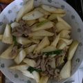 李秋華 的 蔥爆肉絲炒皎白筍 cooksnap