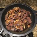 El cooksnap de yinko cuando hizo Sangre frita con cebolla.