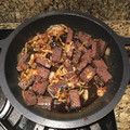 El cooksnap de yinko cuando hizo Sangre frita con cebolla.