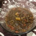 El cooksnap de Syhomara cuando hizo Guiso de lentejas con toques dulces.