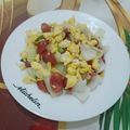 潘俊霖的(簡單料理) 的 洋蔥炒蛋 cooksnap