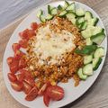 Sándorné Deák Dóra Cooksnap-ja, amikor elkészítette a(z) Mennyei paradicsomos-csirkés bulgur receptet.