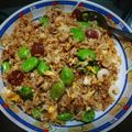 Angie Tan 的 香腸蛋炒飯 cooksnap