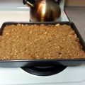 topher2889's cooksnap of when they made apple crisp.