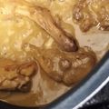 El cooksnap de Rachel Vallverdú cuando hizo Conejo al ajillo en olla GM.