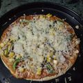 Puja Shaw's cooksnap of when they made চিকেন পিজ্জা (Chicken pizza recipe in Bengali).