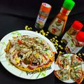 Prachi Mayank Mittal का कुकस्नैप जब उन्होंने पिज़्ज़ा बिना यीस्ट (Pizza bina yeast recipe in Hindi) बनाया था।