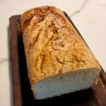 El cooksnap de Vaninagio cuando hizo Budín de coco y dulce de leche sin manteca.