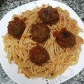 صورة من Bo Sy، شاركها بعد تجربة وصفة مكرونة اسباجتي بكرات اللحم 🍝
