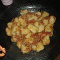 El cooksnap de Maca Sanchez cuando hizo Ñoquis de papa y harina.